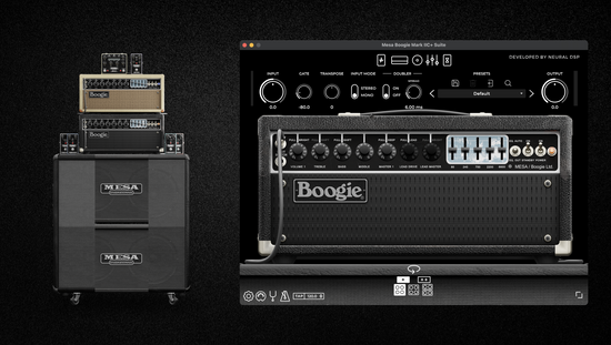Arte oficial do Mesa Boogie Mark IIC+ Suite