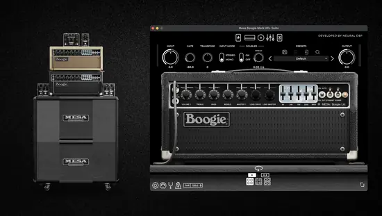 Arte oficial do Mesa Boogie Mark IIC+ Suite